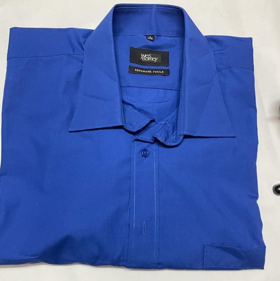 Blue short sleeve shirt - New with Tags - XXXL - Picture 5 of 9